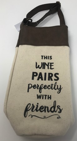 Canvas 1  Bottle Bag This Wine Pairs