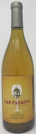 2018 Pinot Gris (San Diego County)