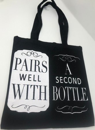Canvas 2 Bottle Bags -Pairs Well