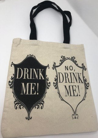Canvas 2 Bottle Bags -Drink Me