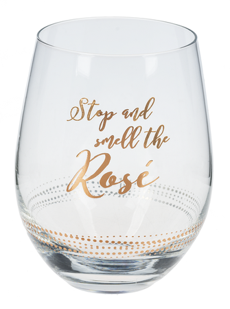 Rosé Glass - Stop and Smell the Rose
